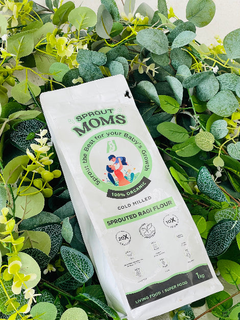 Cold Milled Organic Sprouted Ragi – SPROUT MOMS